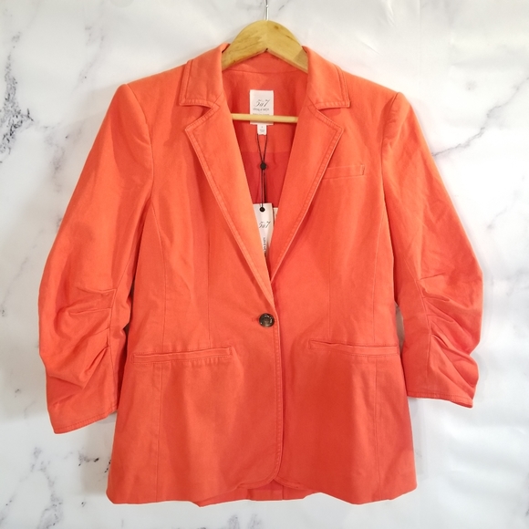 CINQ A SEPT Blazer Sz 4 - Picture 8 of 14
